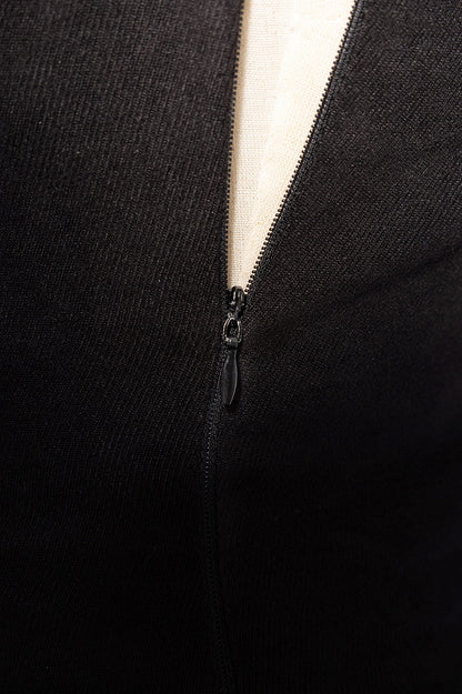 Fan Art Fashion Miss Devil Black Dress with Pumpkins Crossbody Full Set