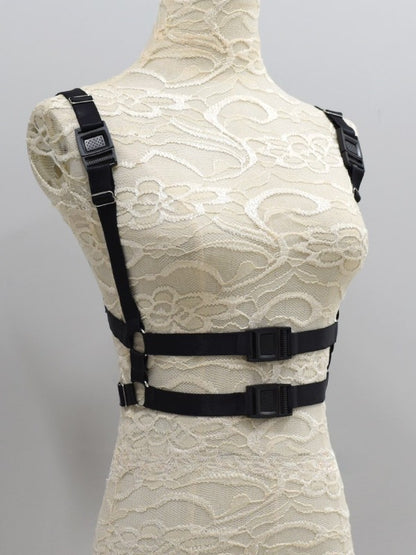 Black Steampunk Harness Belt