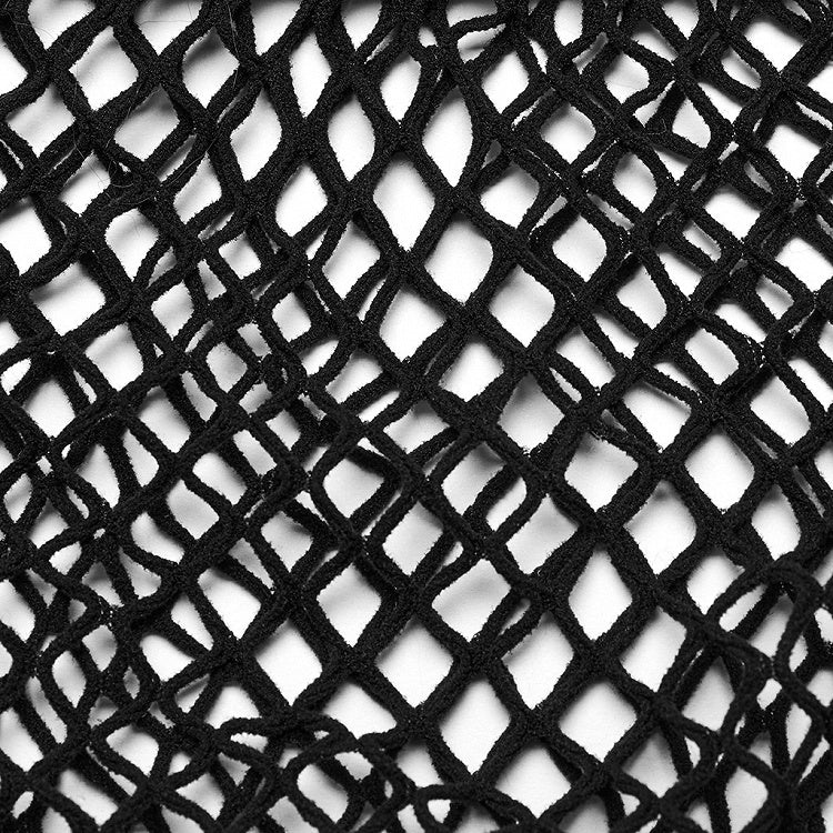 Black Punk Mesh Tees Set