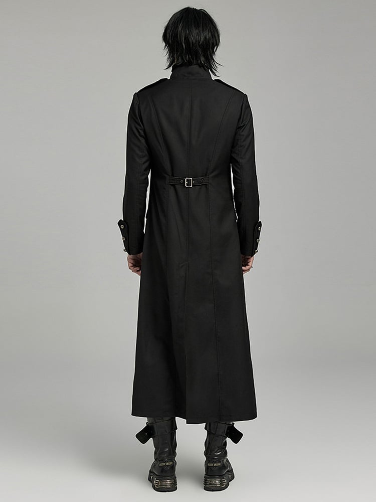 Black Military Coat