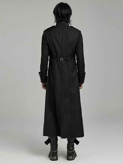 Black Military Coat