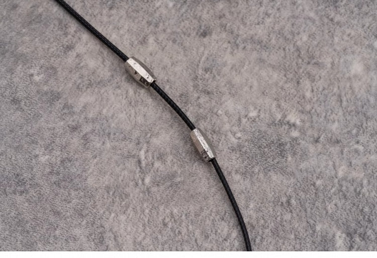 Gothic Red Heart Pendant Black Necklace