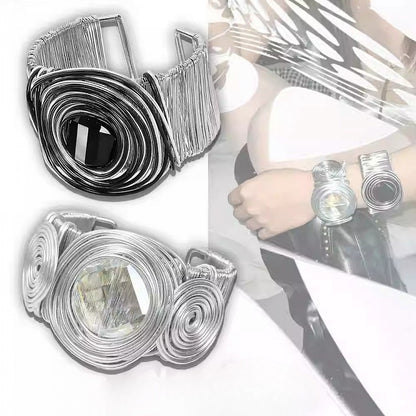 Black/Silver Y2K Bittersweet Cuff