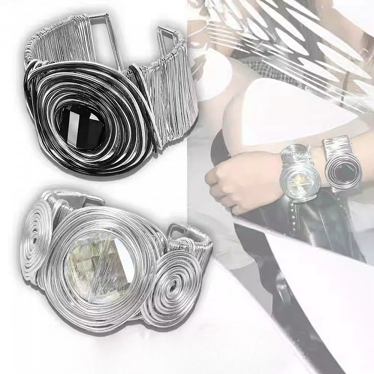 Black/Silver Y2K Bittersweet Cuff