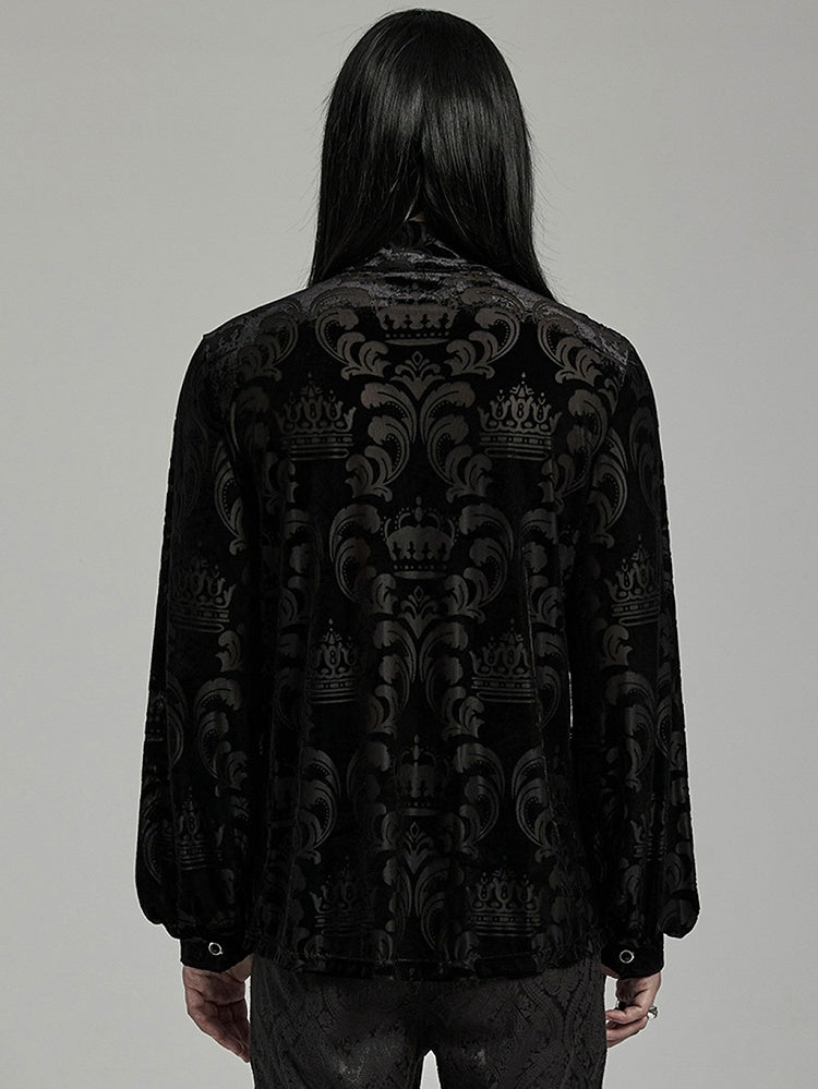 Black Goth Men's Shirt