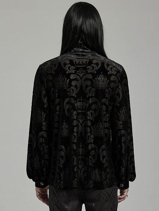 Black Goth Men's Shirt