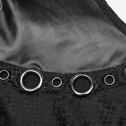 Black Punk Sleeveless Dress