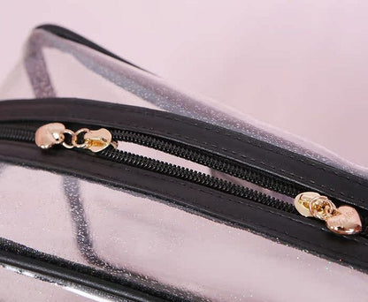 Pink/Black Sheer Ita Tote Bag