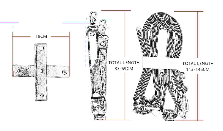 Gothic Punk Studs Skull Black Waist Bag PU Crossbody Bag