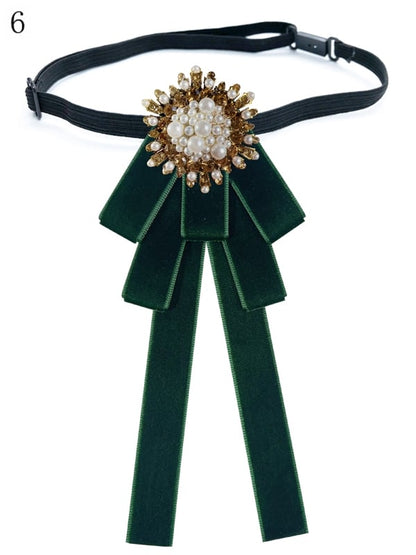 8 Options Beaded Decorated Bow Tie