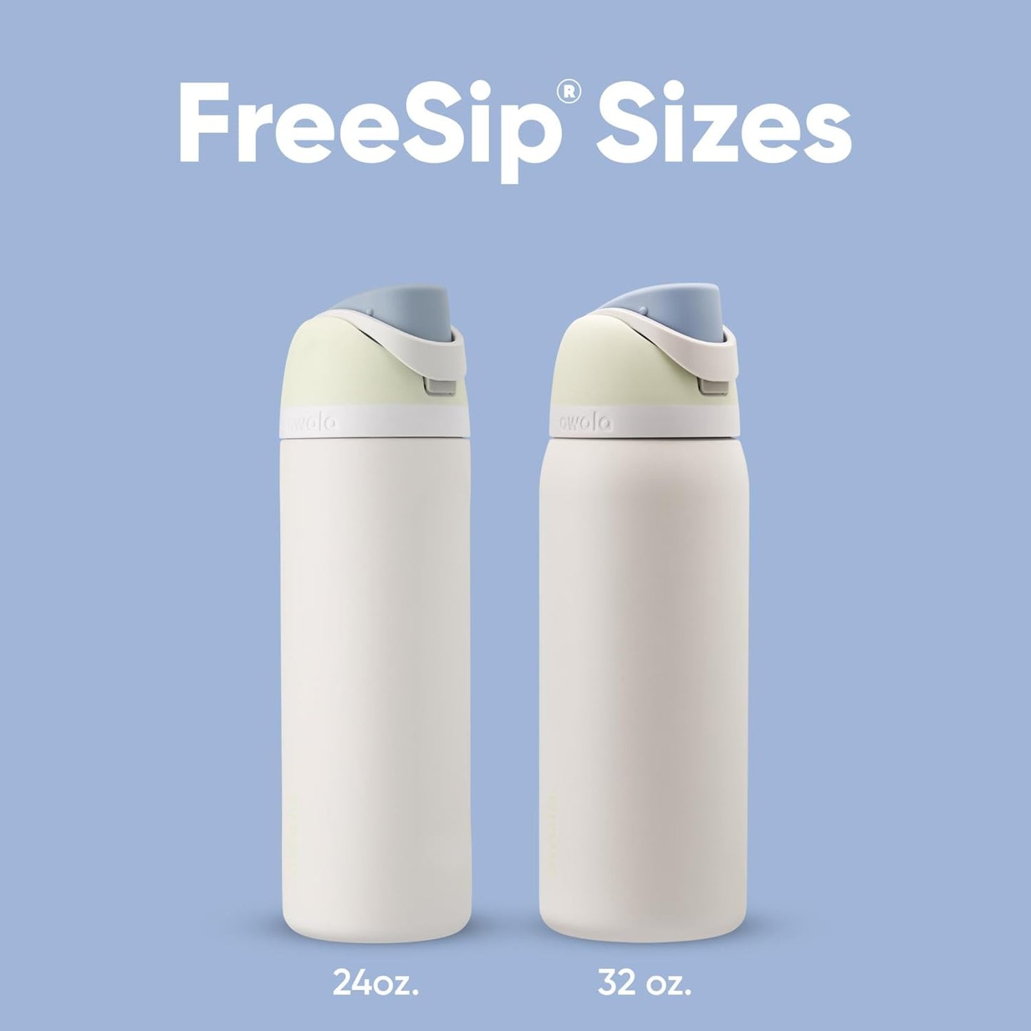 Owala FreeSip Insulated Stainless Steel Water Bottle with Straw for Sports, Travel, and School BPA-Free Sports Water Bottle, 24 oz, Beach House