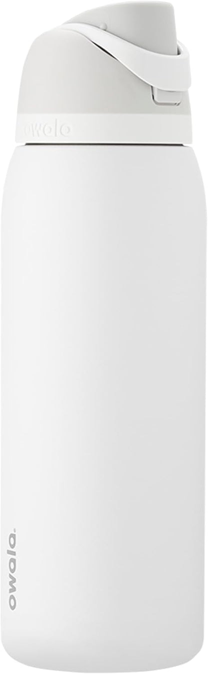 Owala FreeSip Insulated Stainless Steel Water Bottle with Straw for Sports, Travel, and School BPA-Free Sports Water Bottle, 24 oz, Beach House