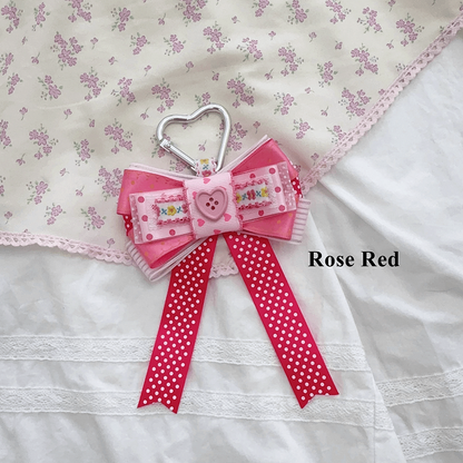 12 Colors Big Bow Ita Bag Charm