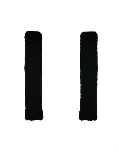 Clearance-Black Semi-sheer Leg Sleeves