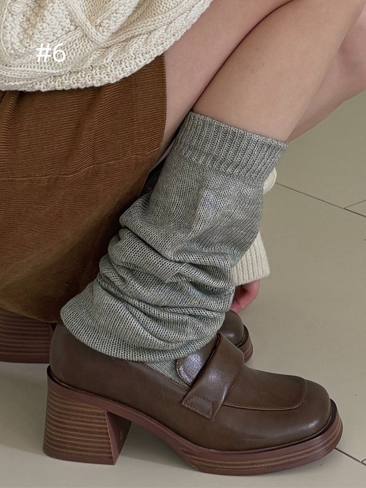8 Options Y2K Knitted Leg Warmers
