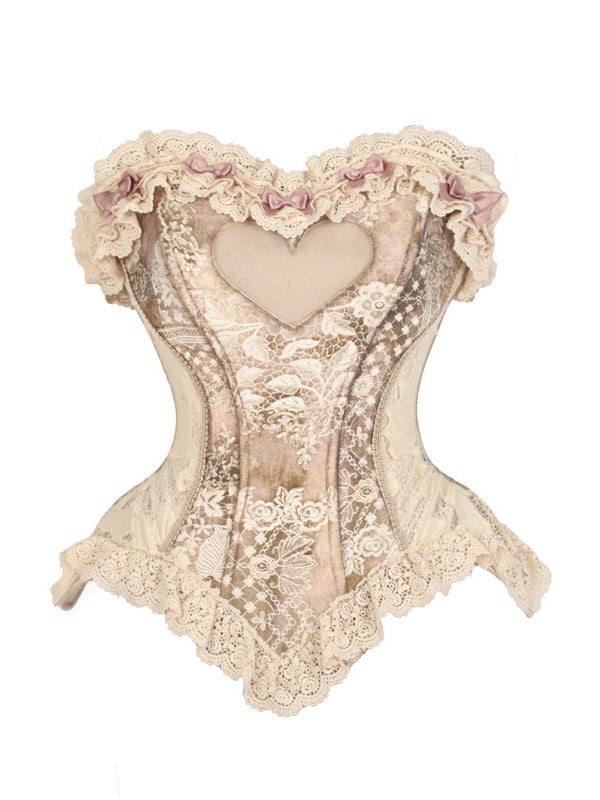Victorian-Inspired Heart Corset – 16-Bone Silhouette Shaper