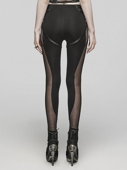 Black Punk Leggings