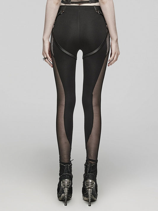 Black Punk Leggings