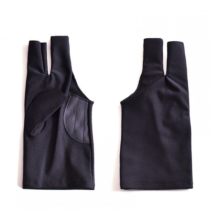 Black Cyberpunk Three-finger Gloves