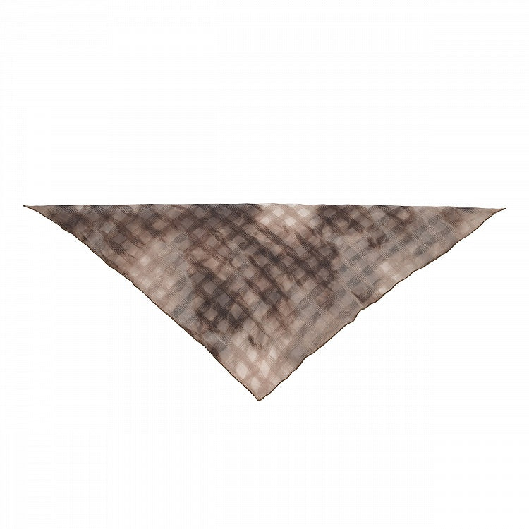 Dark Brown Y2K Tie-dyed Scarf