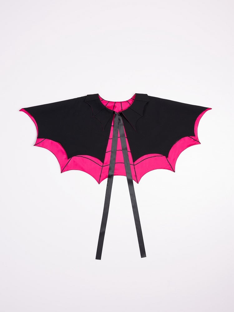 Fanart Fashion Outfit Hot Pink Under Bust Dress + Shirt + Cape + Leg Sleeves Full Set