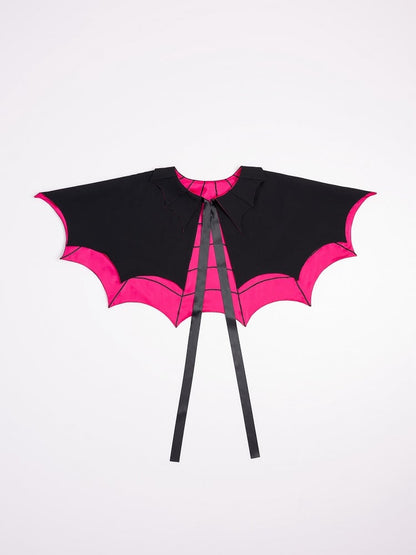 Fanart Fashion Outfit Hot Pink Under Bust Dress + Shirt + Cape + Leg Sleeves Full Set