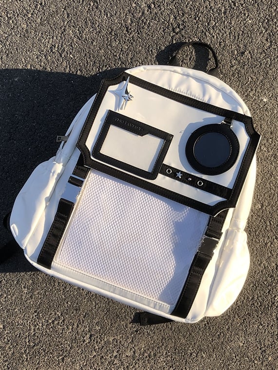 Beige Stars Large Capacity Ita Backpack