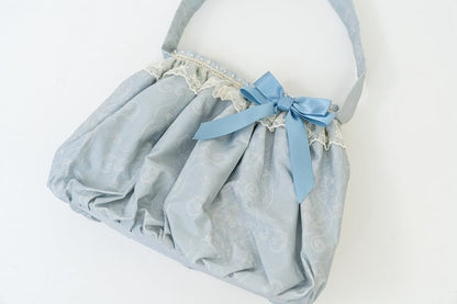 Pink / Blue / Gray Hand Bag