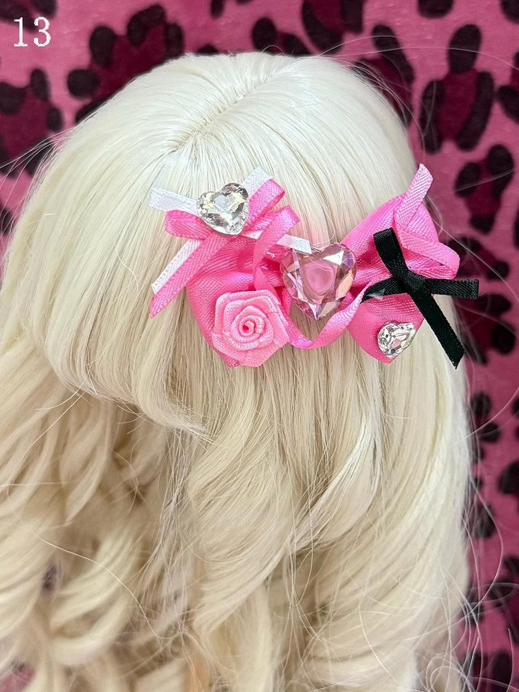 16 Options Bowknot /Floral BJD Doll Hairclip