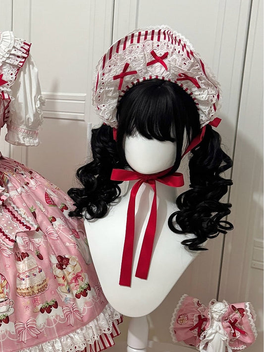 Black / Red / Blue / Pink Bonnet