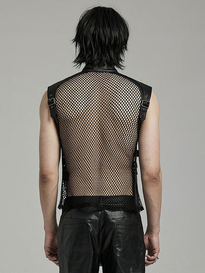 Punk Handsome Hollow Vest