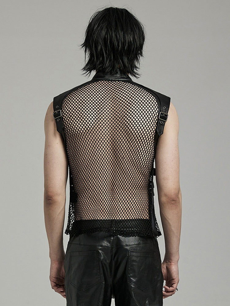 Punk Handsome Hollow Vest