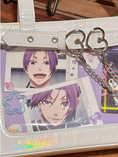 Detachable Chains White Ita Shoulder Bag