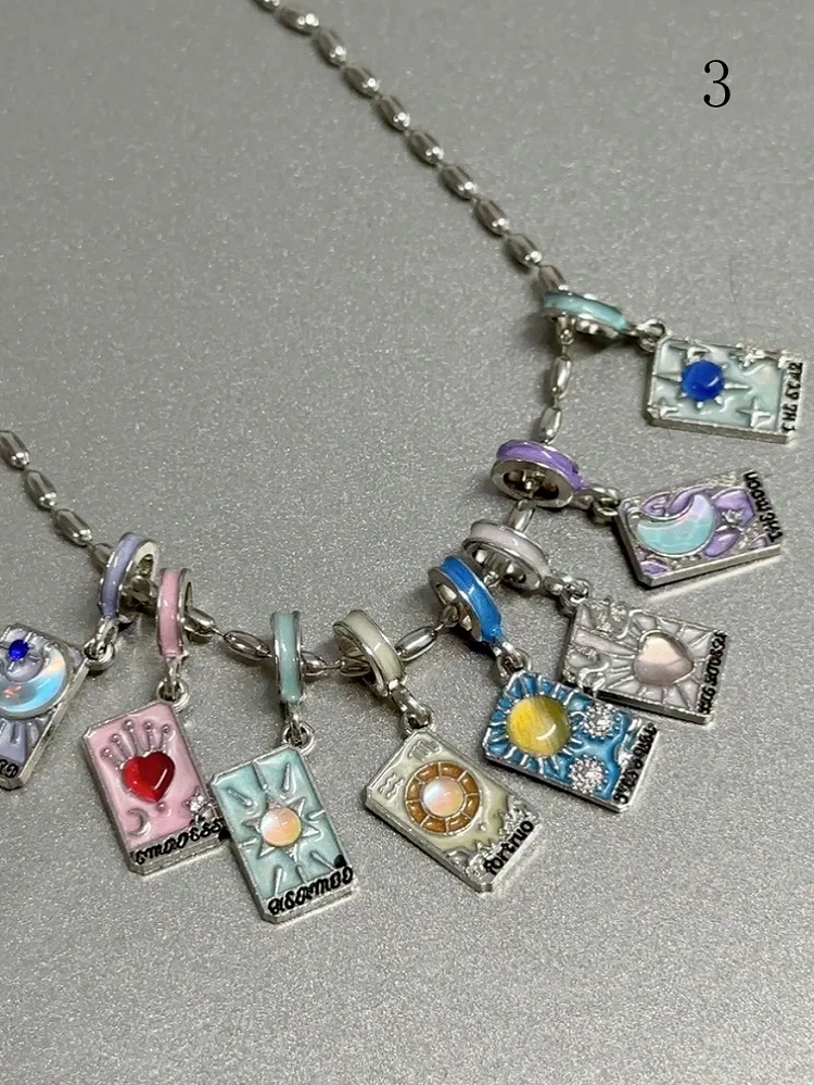 3 Options Y2K Tarot Cards Bracelet/Necklace