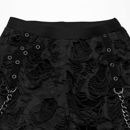 Black Wasteland Punk Trousers