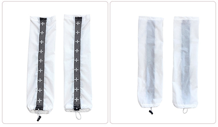 Gothic Crosses White Sleeves