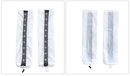 Gothic Crosses White Sleeves