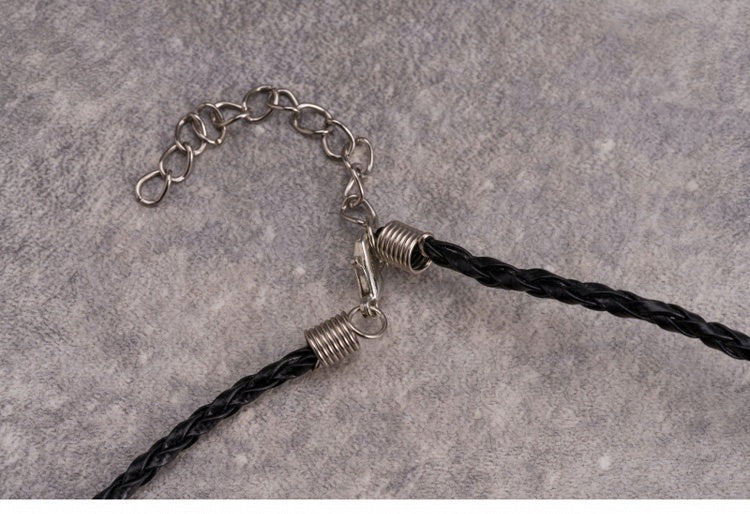 Handmade Gothic Black Moth Pendant Necklace