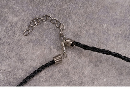 Handmade Gothic Black Moth Pendant Necklace