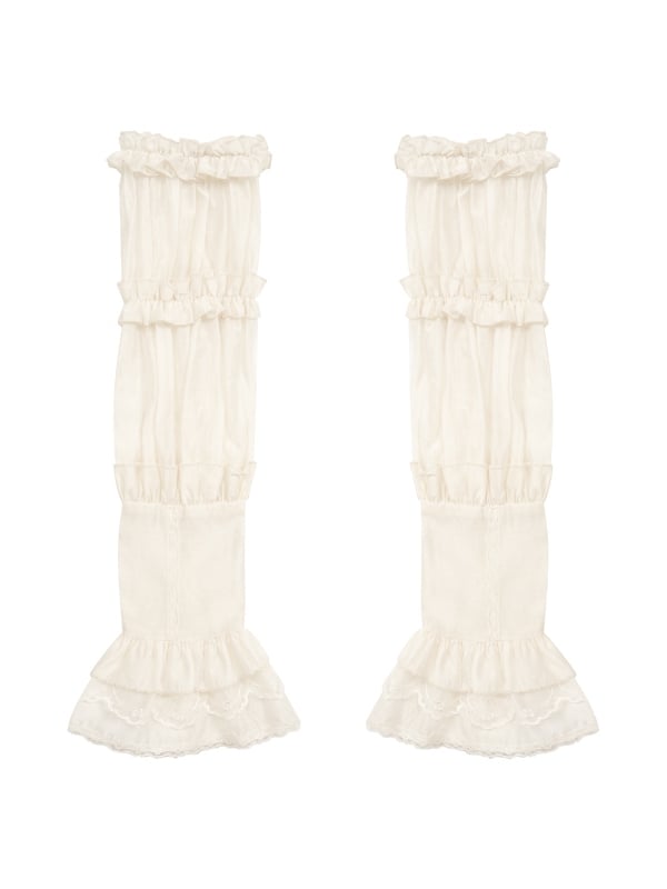 Beige Detachable Marie Sleeves