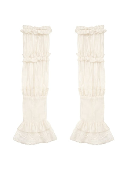 Beige Detachable Marie Sleeves