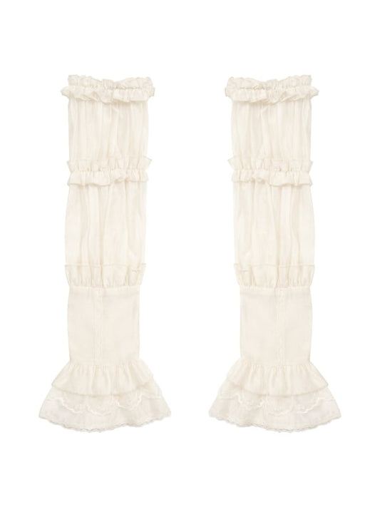 Beige Detachable Marie Sleeves