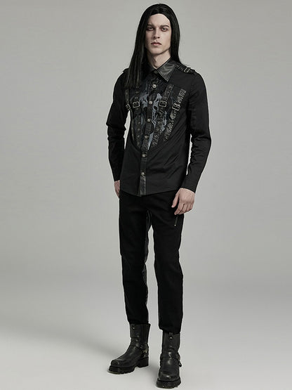 Punk Handsome Printed Shirt