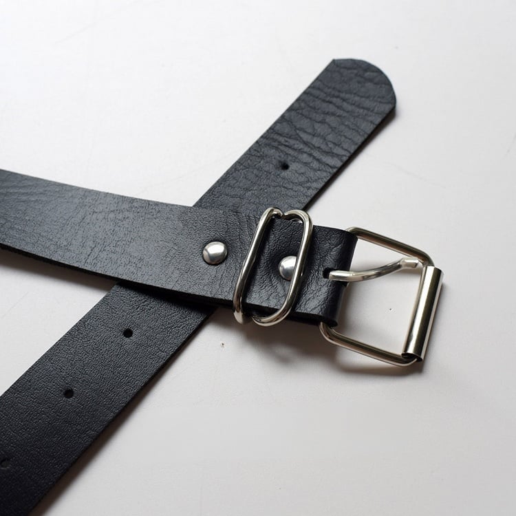 Black Cyberpunk Chain Charm Waist Belt