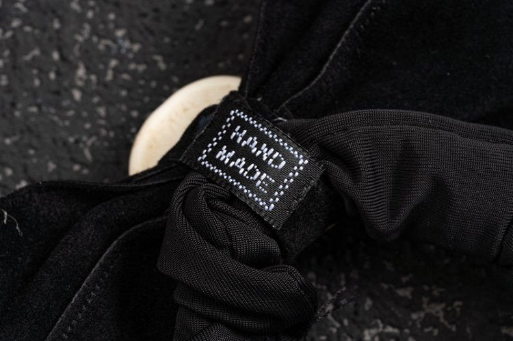 Handmade Skull Black Gothic Bow Hair Tie