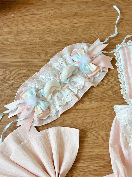 Plush Kitty Ears Bowknot Hairband