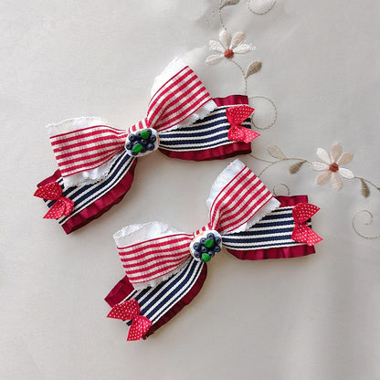 Fruits Bowknot Hairclip