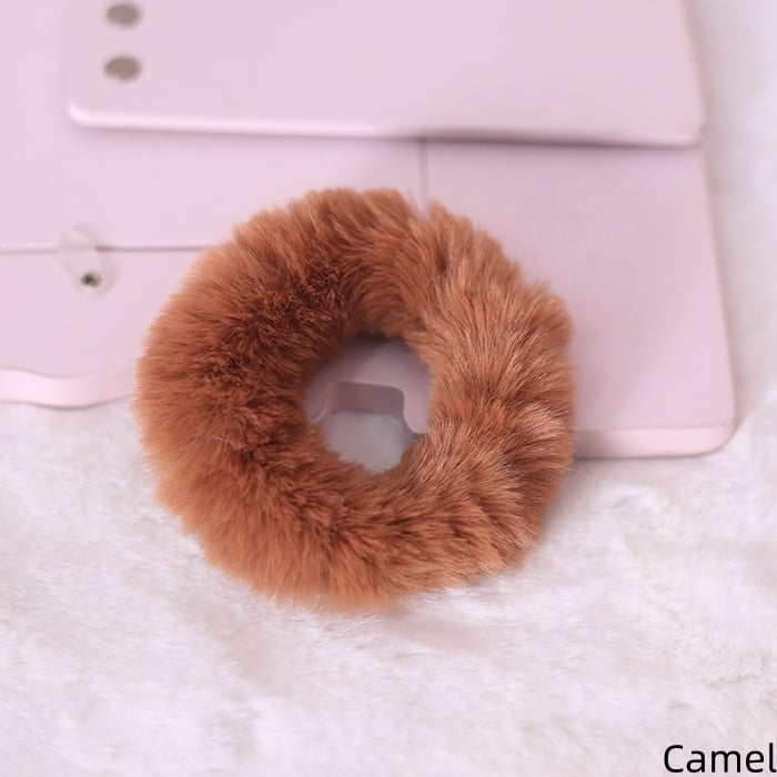 9 Colors Cute Lolita Plush Hair Tie