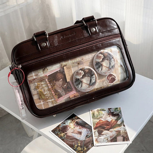 Brown Crossbody School Satchel Ita Bag