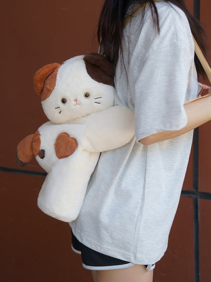 Cute Kitty White 23cm/30cm/42cm Plush Backpack/Crossbody
